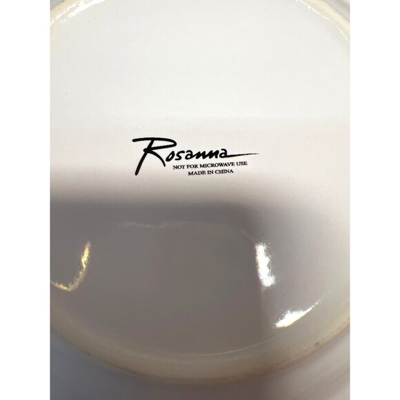 Set Of 4 Rosanna All I Want For Christmas Porcelain Salad Plates - Picture 6 of 7